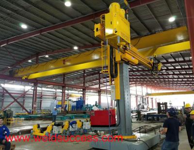 China Columna de soldadura automática LHC 8080 y manipulador de pluma para 8000 mm de diámetro en venta