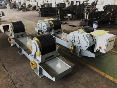 China 80 Ton Wind Tower welding Turning Rolls ,PU Wheel Pipe Welding Rotator for sale