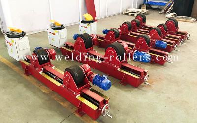 China Parafuso movimentador 10 toneladas de tanque que gerencie Rolls, suporte do rotador da soldadura da tubulação com roda do plutônio à venda