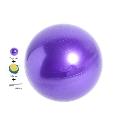 China Eco-friendly Exercise Yoga Massage Balance Ball45cm55cm65cm75cm85cm Size Customization PVC Ball For Gym Yoga for sale