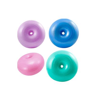 China Eco - Friendly Yoga Pilates Exercise Ball Donut Donut Ball Without Compressor for sale