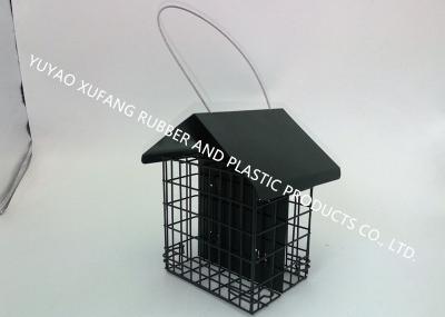 China Stainless Steel Squirrel Proof Bird Feeder Powder Coated 18.3*15.3*18cm Size for sale