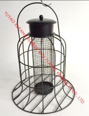 China New design metal feeder， Squirrel Resistant Bird Feeders Iron Materials Custom Color for sale