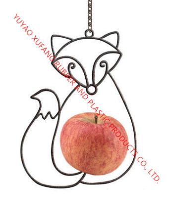 China Fruit feeder，Wild Bird Feeders Customized Color Adorable Sitting Fox Shape for sale