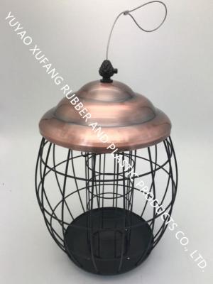 China Copper Plated Roof Squirrel Resistant Bird Feeders Easy Open 44 X 44 X 38cm Size for sale