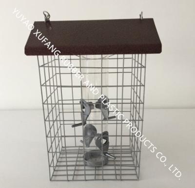 China Squirrel Prevention Bird Feeders , Metal Bird Feeders Squirrel Proof 26*20*36cm for sale