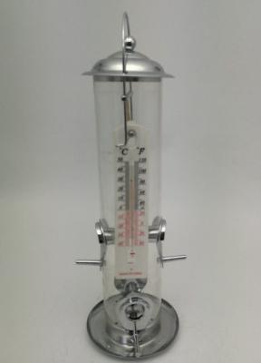 China Metal feeders and bottom with PC clear tube plus thermometer for sale