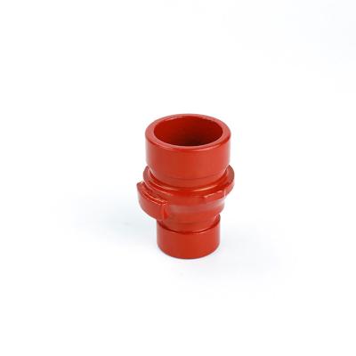 China High Quality 1-1/4*1 Inch Red Paint Grooved Reducer Concentric Pipe Fitting With FM UL Certificated for sale