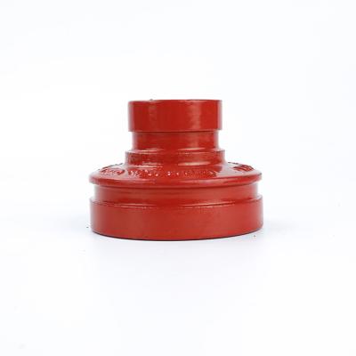 China High Quality 3*1-1/2inch FM UL Approved Spline Pipe Fitting Cast Iron Concentric Reducer Malleable Iron for sale