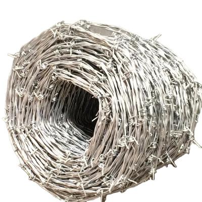 China Fence Galvanized Barbed Rope Manufacturer Hot Galvanized Tri Galvanized Barbed Wire Rope Steel Wire Double Iron Wire Barbed Wire Belt for sale