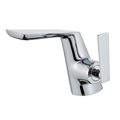 China Bathroom Faucets Chrome Plating Lavatory Faucet Hot And Cold Thermostatic Basin Sink Luxury Brass Faucet for sale