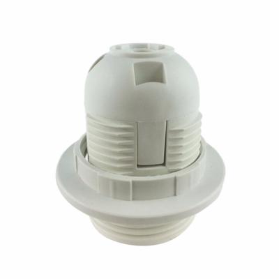 China Ceiling mounted e27 socket lamp holder 250V 4A screw plastic bulb holder for sale