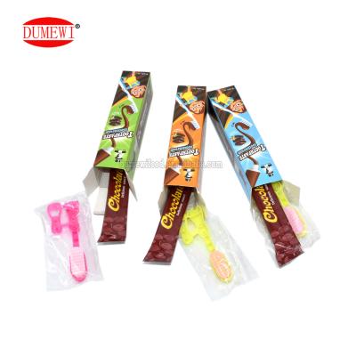 China toy candy chocolate cream toothpaste and tablet candy toothbrush candy MW-C-279 for sale