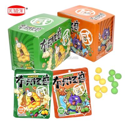 China Lemon plum flavor natural super salty chewy soft candy for sale