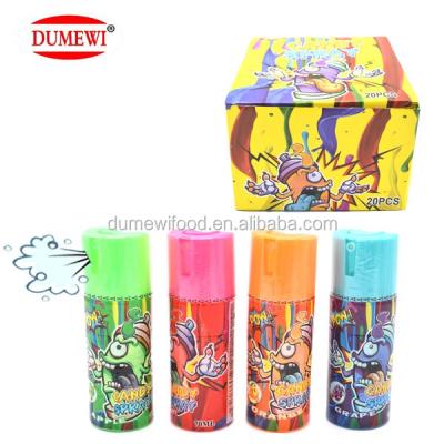 China Assorted Funny Fruit Flavor Sweet Spray Liquid Candy For Kids MW-SP-87 for sale