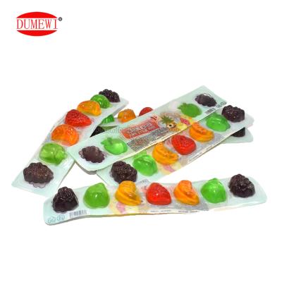 China Natural Fruit Form 7 In One Piece Assorted Fruity Jelly Pudding for sale