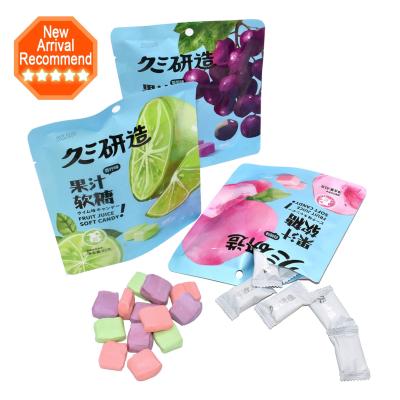 China CANDY 45 g Natural SOFT Chewy Caramel Milk JUICE FRUIT Factory Soft Candy for sale