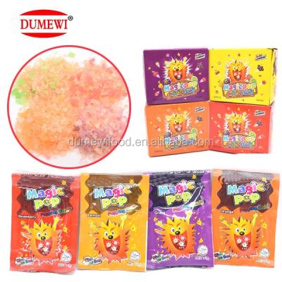 China Assorted Normal Fruit Sweet Strong Magic Rock Jumping Candy for sale