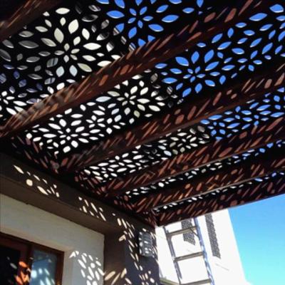 China Modern Houses Aluminum Perforated CNC Carved Panel For Shade for sale