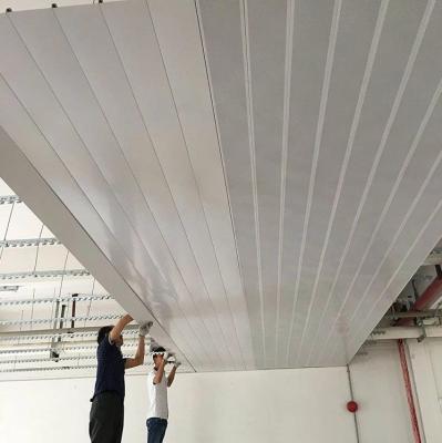 China Artistic Ceilings 150mm Witdh C Shape Aluminum Linear Strip Ceiling Metal Strip False Ceiling for sale