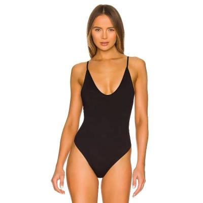 China QUICK DRY beach wear sexy jumpsuits vest tops waistband sleeveless shapewear shoulder backless jumpsuits for women 2022 for sale