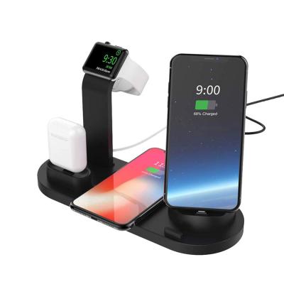 China Charger dock +Wireless charger support 6 in 1 for phone, fast charging wireless Q1, 10w, charging station, booster radio for sale