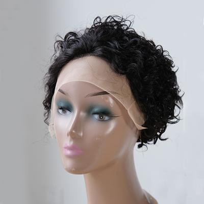 China Super Wave Hair Wigs 12A Hd Lace Short Bob Brazilian Hair 13*1 Short Transparent Hair Wigs for sale