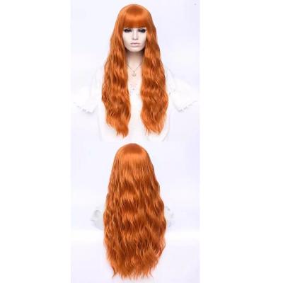 China Swiss Lace Customized Fir Hair Wigs Hot Sale Lady Soul Wigs Ginger Orange Human Hair Wigs for sale