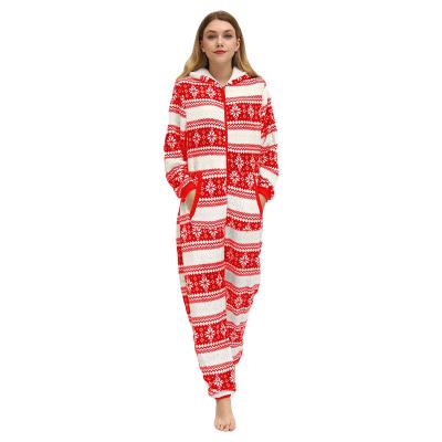 China Wholesale Breathable Women Onesie Rompers Overalls For Women Christmas Pajamas Onesie Women for sale