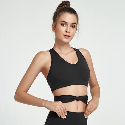 China Wholesale Breathable Custom Logo High Quality Printed Yoga Bra Fitness Top Sports Wear Women Sports Bra for sale