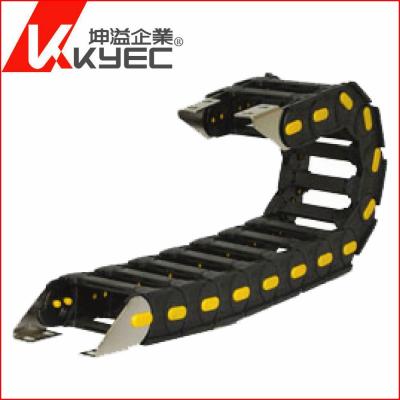 China Cable Protection Taiwan KYEC Moving Break On Type CE Approved Nylon Plastic CNC Cable Carrier Drag Chain for sale