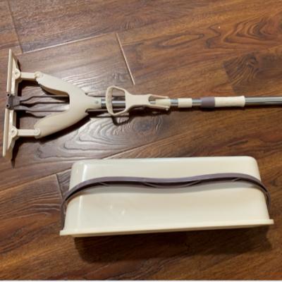 China Sustainable High Quality Customized Household Butterfly Cleaning Sponge Mop With Bucket Set for sale