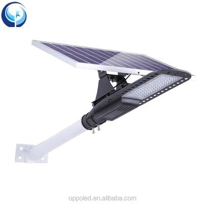 China Garden Plant Supply 6m 30W 60W 100W Direct Outdoor Lighting With Galvanized Steel Pole Solar Street Light for sale