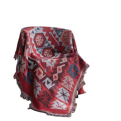 China Antistatic High Quality Bohemian Style Multi Purpose Decoration On Both Sides Woven Cover for sale