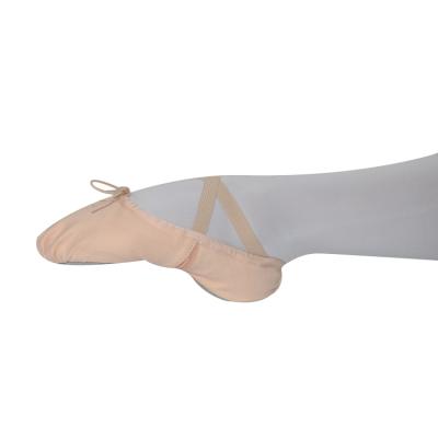 China B41108-3 Blossoming Handmade Canvas Womens Stretch Canvas Ballet Slippers for sale