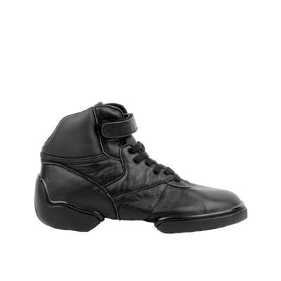 China Black Leather Sneakers Shoes Hip Hop Mens GENUINE LEATHER High Cut for sale