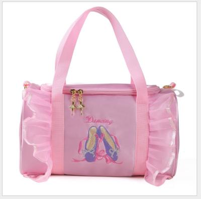 China 41020 In-stock shoulder handle ballet dance blooming multifunctional waterproof bag with embroidery custom logo for sale