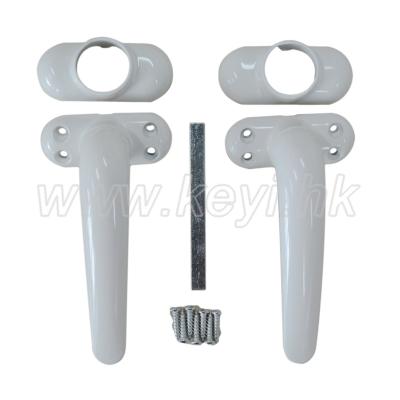 China High Strength Hot Sale Aluminum Alloy Lever Door Handle With Plate for sale