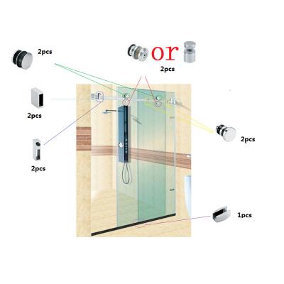 China Adjustable; can be changed according to actual glass scene K002 stainless steel shower door accessories for sale