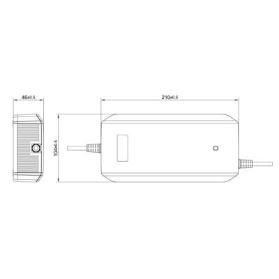 China Atnen Electric Bicycle Charger 84V 6A 500W Ebike Charger For 72V 20A/30Ah Li Ion Battery Pack for sale