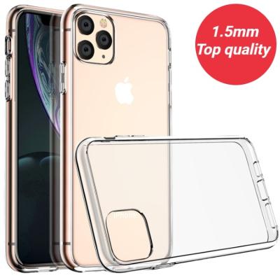 China High Quality And Low Price Free Space 1.5mm Crystal Clear TPU Phone Protective Case Back Cover For iPhone 11 12 13 pro max for sale