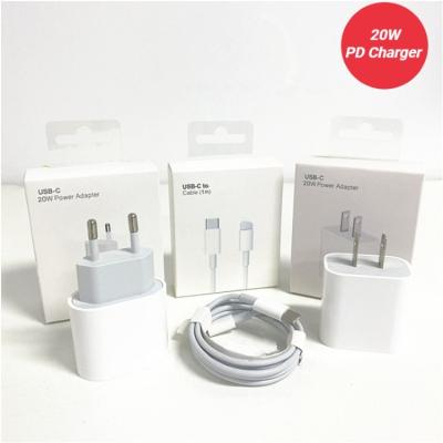 China US EU Plug 20W PD Popular Mobile Phone New Products UK PD Fast Charging USB-C Charger For iPhone for sale