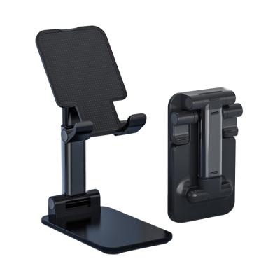 China Workshop Adjustable High Quality ABS Mobile Phone Telescopic Folding Desk Stand 12.9 Inch Tablet Holder for sale