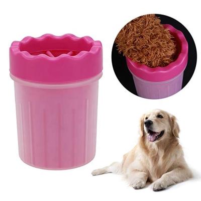 China 2021 New Product Super Soft Silicone Pet Foot Wash Cup Viable For Cleaning for sale