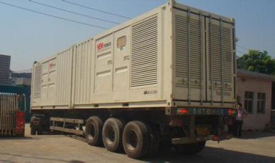 China Silence Sound Proof Oil Power Plant MAN Containerized Generate Set for sale