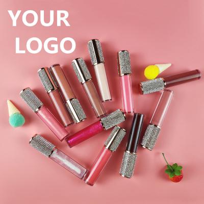 China 2021 New 39 Colors Private Label Lip Gloss Matte Waterproof Non-stick Cup Custom Wholesale Lip Gloss Waterproof With Lip Gloss Tube Custom for sale