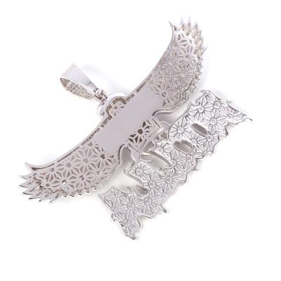 China Custom Made Eagle Pendant Cheap Wholesale Good Quality Real Eagle Pendant Diamond Pendant for sale