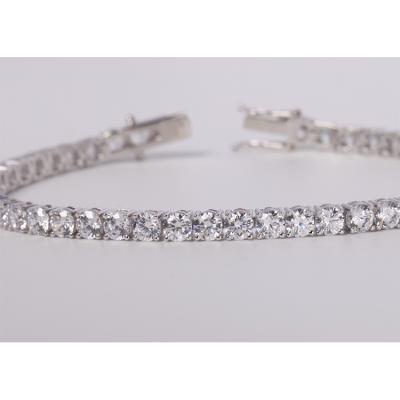 China wholesale high quality 4mm tennis bracelet tennis bracelet silver gold plated 4mm tennis bracelet for sale