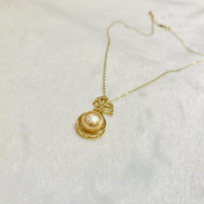 China Fashion Delicate Cheap 18k Gold Plated Pearl Date Party Jewelry Pendant Fashion High Quality for sale