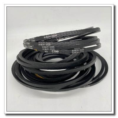 China 3V Rubber Transmission Drive Wrapped V Belt Top Width 9.5mm Height 8mm for sale